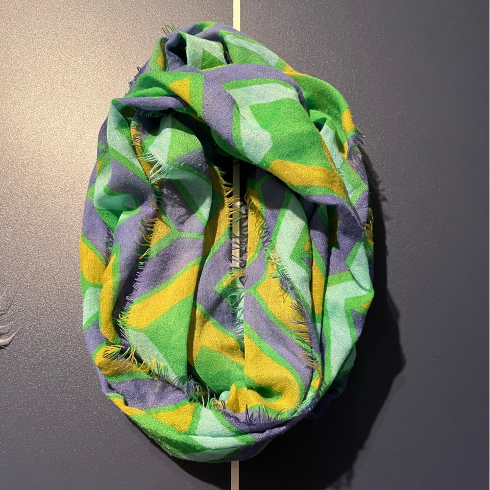 Colorful Geometric Scarf
